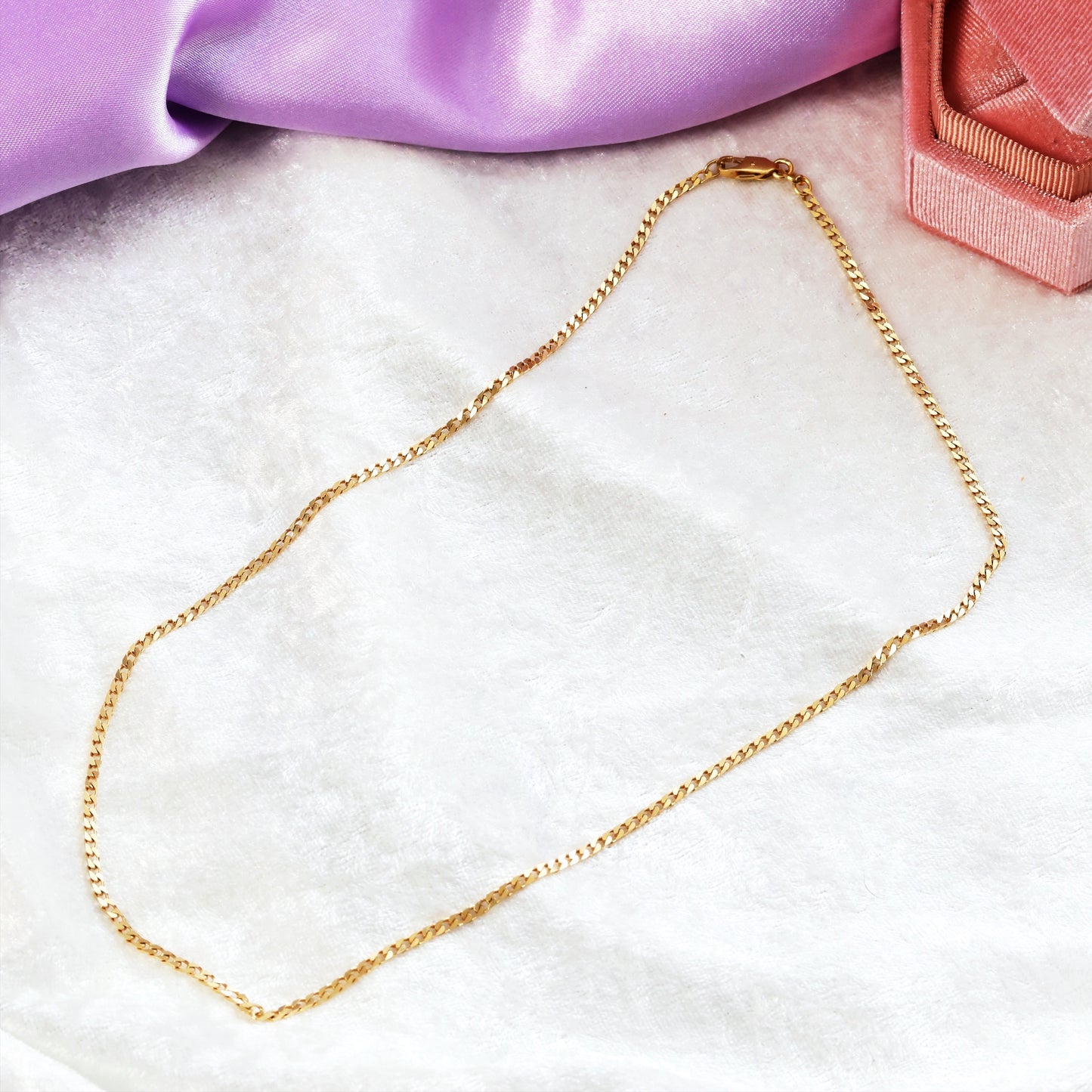 Retro Italian 18ct Gold Chain Necklace