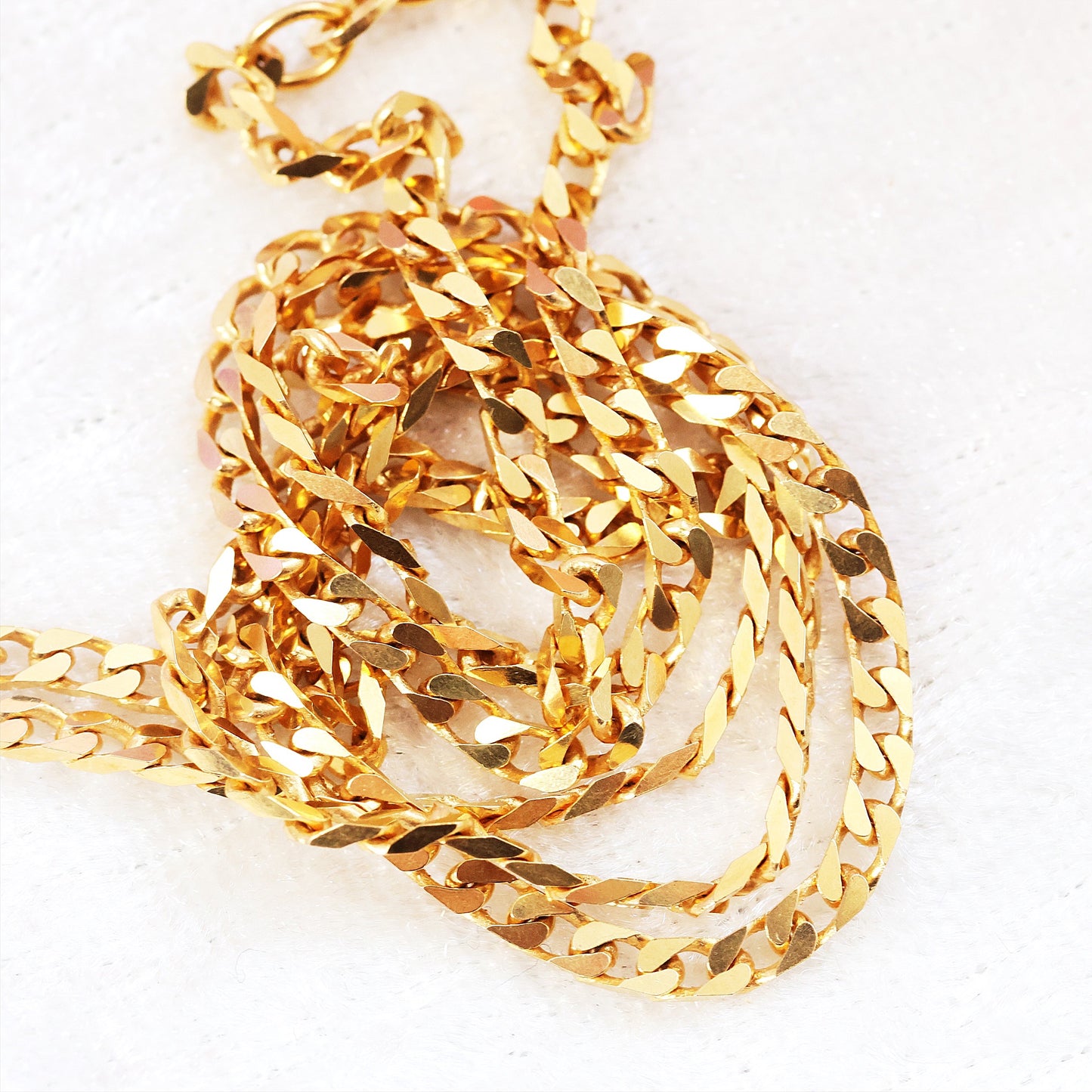 Retro Italian 18ct Gold Chain Necklace