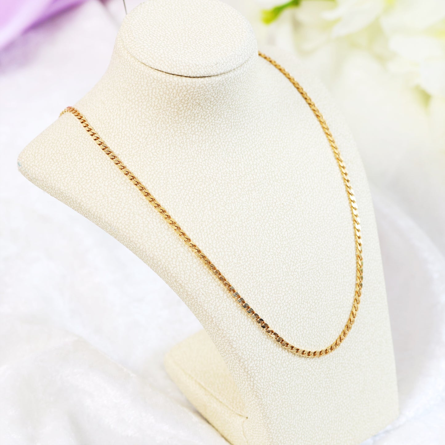 Retro Italian 18ct Gold Chain Necklace