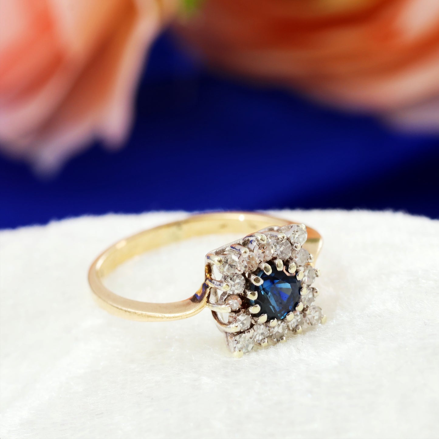 D116-VINTAGE-DIAMOND-SAPPHIRE-CLUSTER-GOLD-ENGAGEMENT-RING-08