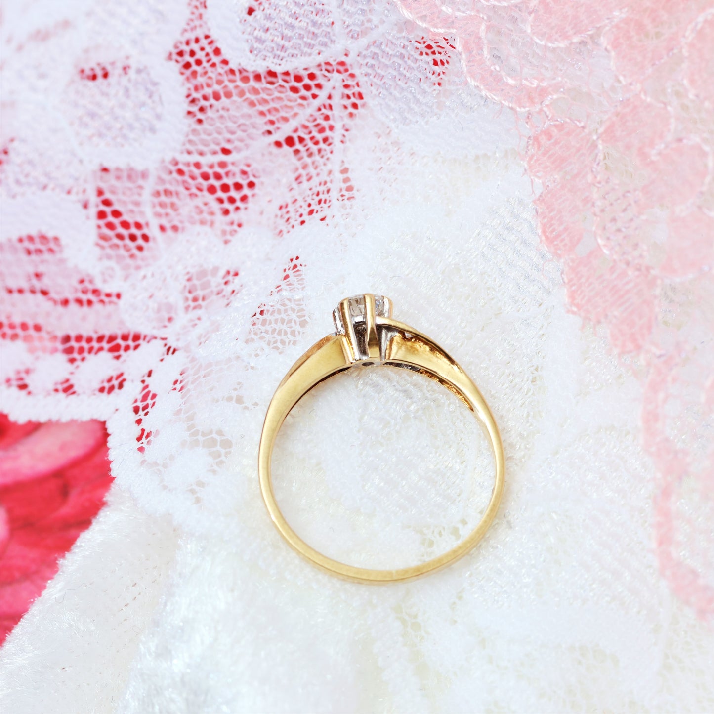 A Pretty Vintage 1980’s Solitaire Diamond Engagement Ring