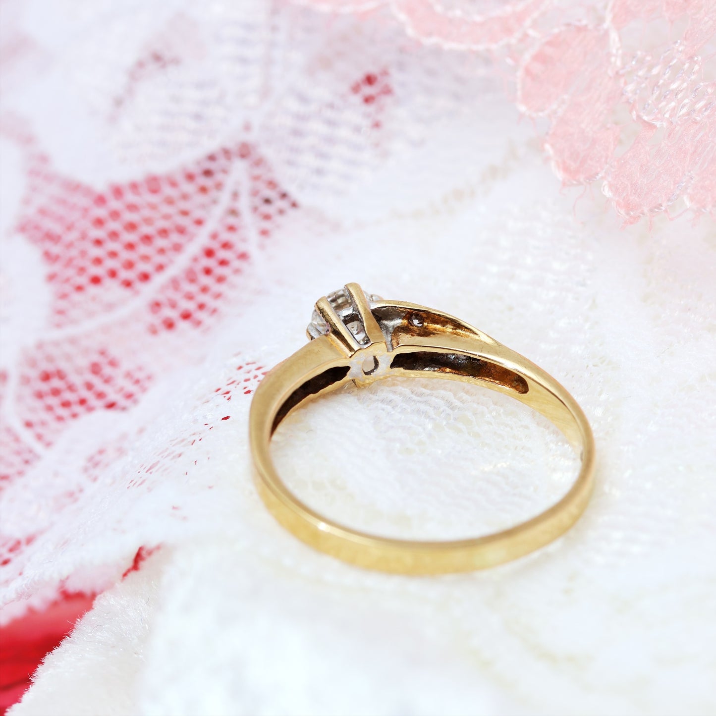 A Pretty Vintage 1980’s Solitaire Diamond Engagement Ring