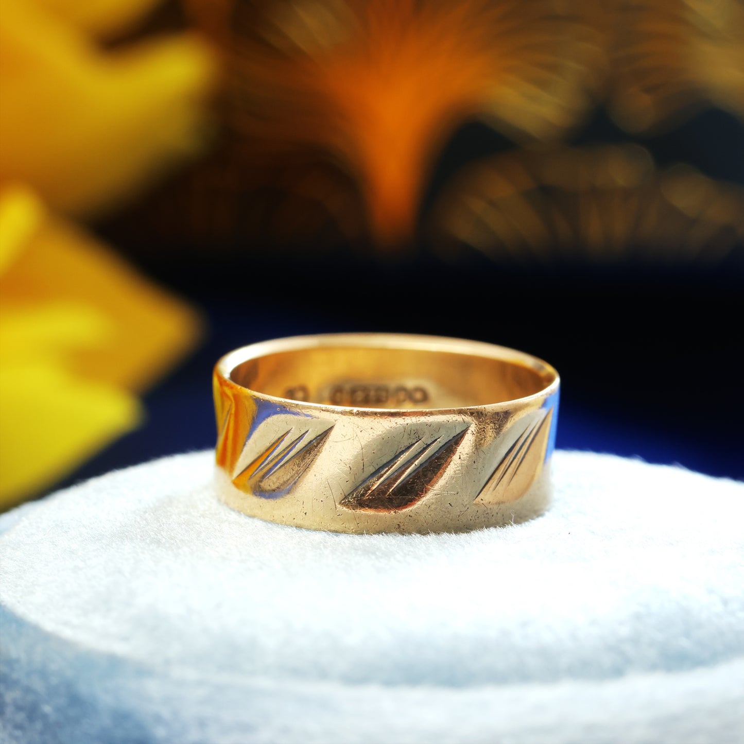Vintage Date 1963 9ct Gold Band Ring