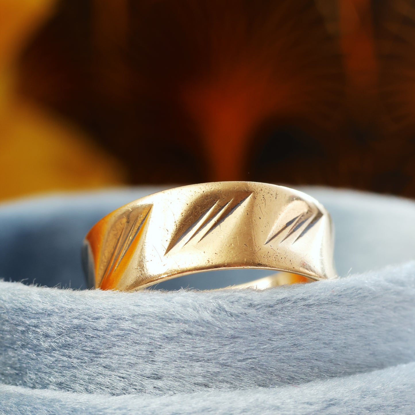 Vintage Date 1963 9ct Gold Band Ring