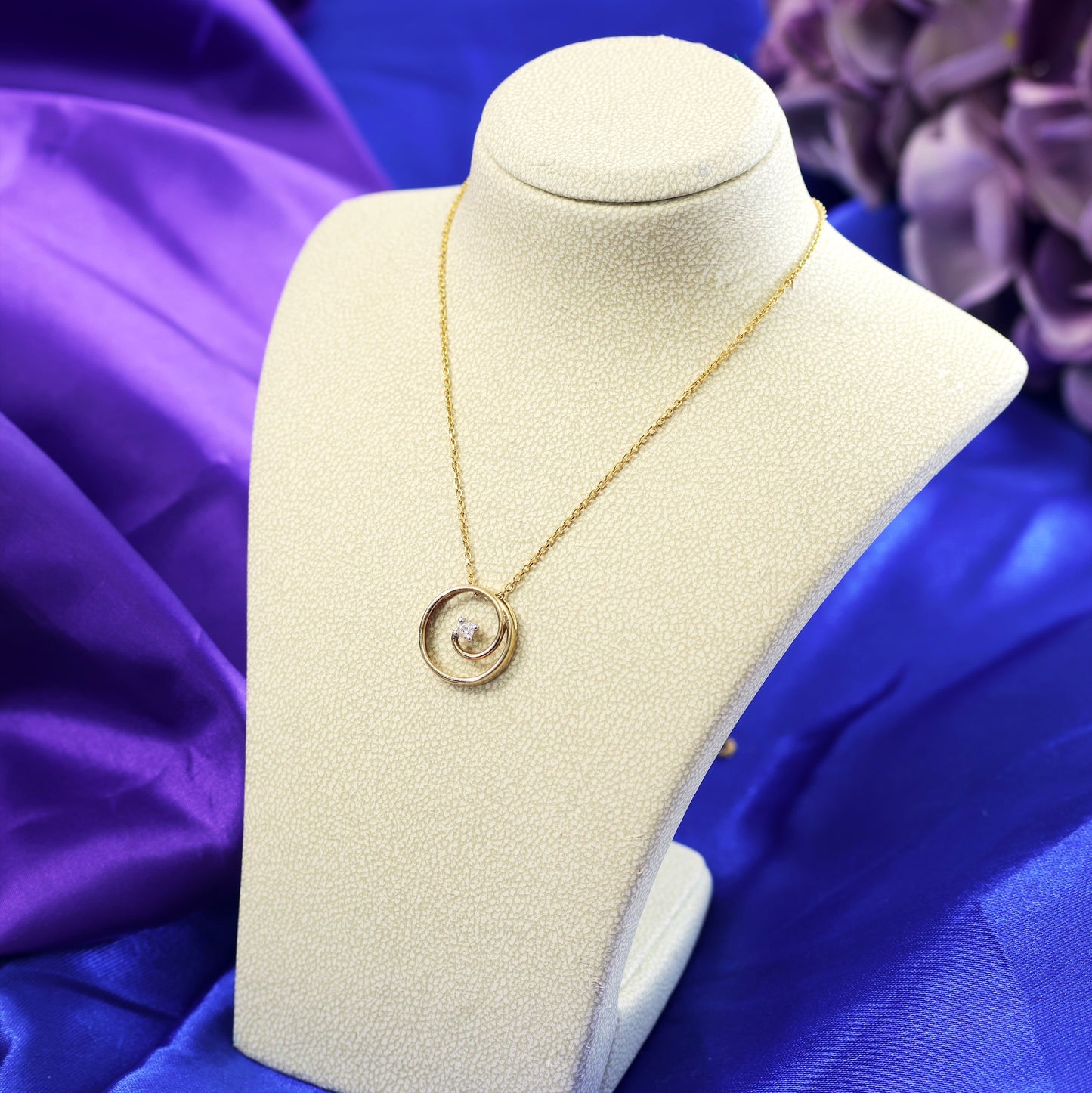 D174-VINTAGE-DIAMOND-YELLOW-GOLD-SPIRAL-NECKLACE-PENDENT-CHAIN_5