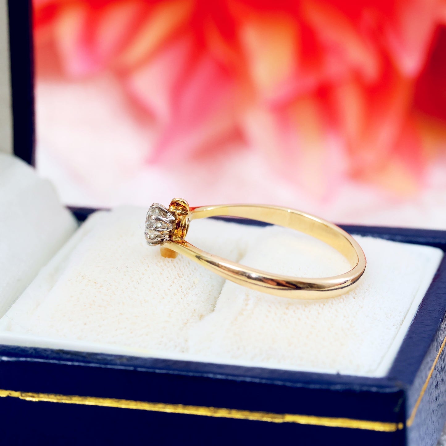 Vintage Twinkles Diamond Crossover Engagement Ring