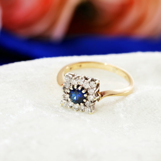 D116-VINTAGE-DIAMOND-SAPPHIRE-CLUSTER-GOLD-ENGAGEMENT-RING-01