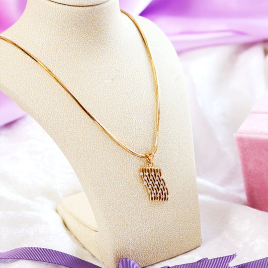 1970's Vintage 18ct Gold Half Carat Diamond Pendant