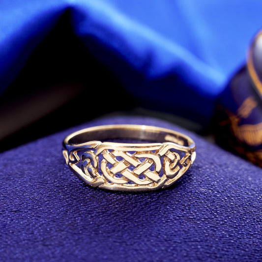 D148-VINTAGE-YELLOW-GOLD-9CT-CELTIC-KNOT-RING-01_